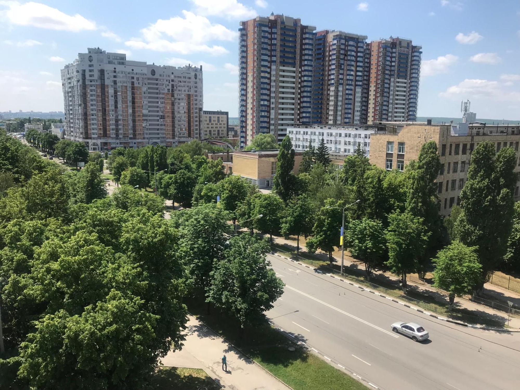 Modern Apartment With Panoramic View Near Metro 23August Kharkov Ngoại thất bức ảnh